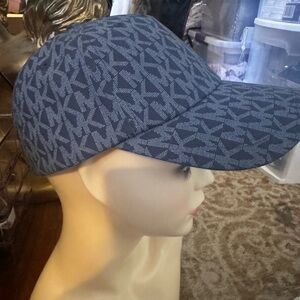 Michael Kors monogram hat baseball cap denim look